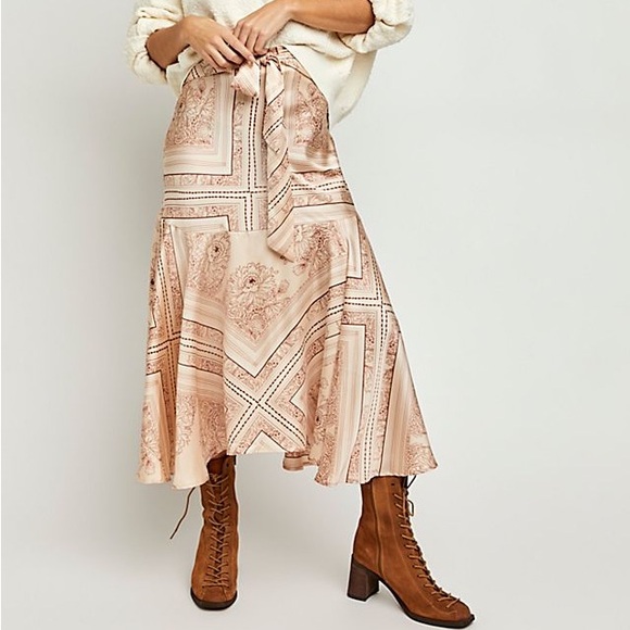 Free People Hampton Wrap Skirt - Picture 3 of 6